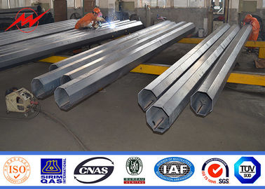 25 - 90ft GR65 heißes Bad galvanisierter Stahl-Pole, elektrischer Stahl-Strommaste