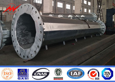 Philippinen NGCP Standard galvanisierter Stahl-Pole, Netzverteilung Pole