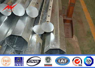 Heißes Bad-galvanisierter elektrischer Stahl-StahlStrommast für Hochspannungsleitung