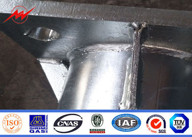 9m 12m Q235 polygonales Pole Bitumen für Linie der elektrischen Energieübertragung