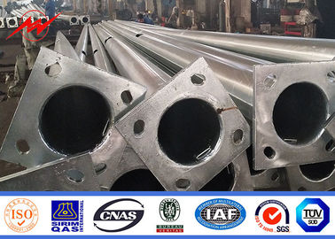 35m / S-Windgeschwindigkeits-galvanisierter Stahlstrommast, langes Lebens-StraßenlaternePole