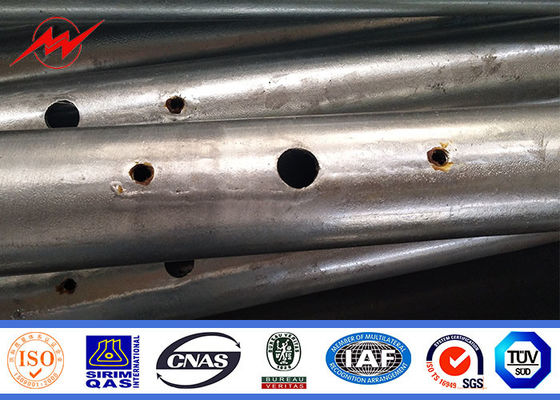 -ISO-Zustimmungs-5-20m verbogene Straßen-Lichtmaste in der RAL-Standard-Farbe