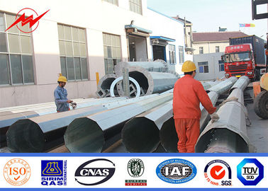 90FT 2 Segements direkte Beerdigungs-elektrischer Stahl Pole, galvanisierter Pole Monopole