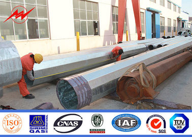 90FT 2 Segements direkte Beerdigungs-elektrischer Stahl Pole, galvanisierter Pole Monopole