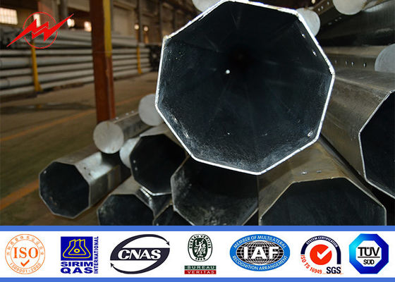 galvanisierte einarmiges heißes Bad 10m Stahlpfosten für Straßenlaterne