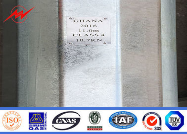 200 Dan galvanisierter Stahl-Pole mit durchschnittlicher Beschichtung 100 Mikrometer für ätzendes Antipainiitng