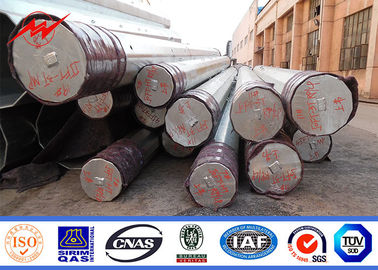14m 2500 direkte Beerdigungs-elektrischer Stahl Pole galvanisierter Pole Dans 2 Segements Monopole