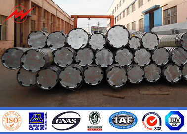 14m 2500 direkte Beerdigungs-elektrischer Stahl Pole galvanisierter Pole Dans 2 Segements Monopole