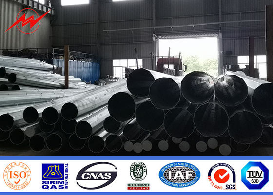 65 Fuß der Art-HS Ht-elektrische Leistung Pole mit Winkeleisen-Kreuz-Waffen