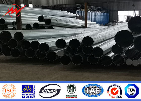 65 Fuß der Art-HS Ht-elektrische Leistung Pole mit Winkeleisen-Kreuz-Waffen