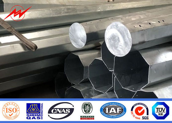 65 Fuß der Art-HS Ht-elektrische Leistung Pole mit Winkeleisen-Kreuz-Waffen