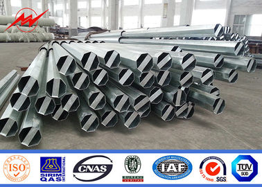 Elektrische Stromleitungspole Durchschnittliche Beschichtungsdicke 86 Mikronen Hot Dip Galvanisierung