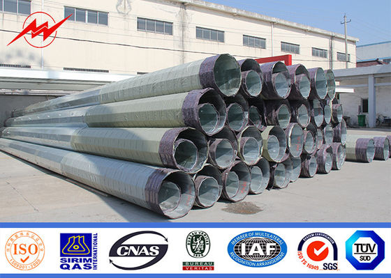 S500MC kurvte 9M galvanisiertes faltendes StraßenlaternePolen mit Stärke Minimium 3mm