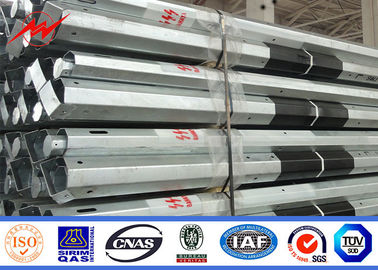 11m 3.8mm 2 elektrische Getriebe-Spalte Abschnitt-FRP galvanisierte Stahl-Polen