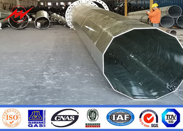100 Ft Flansch-Art 3 Abschnitte galvanisierter Stahl-Pole mit kletternden Sprossen