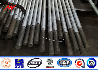 100 Ft Flansch-Art 3 Abschnitte galvanisierter Stahl-Pole mit kletternden Sprossen