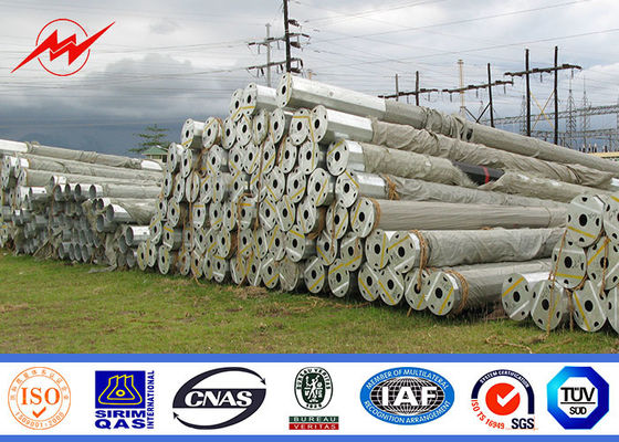 Achteckiger elektrischer Stahlstrommast für Netzverteilungs-Linie 69KV