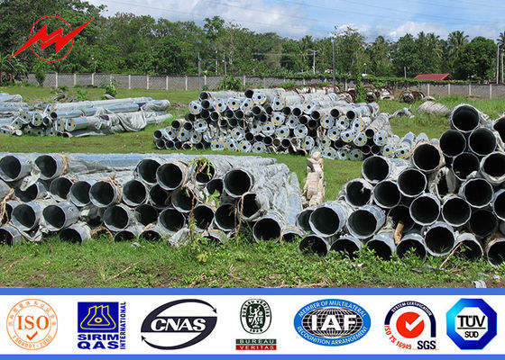 Achteckiger elektrischer Stahlstrommast für Netzverteilungs-Linie 69KV