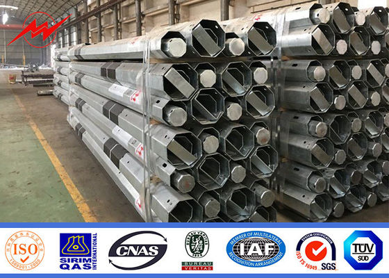 Afrika-Kraftübertragungs-Polen AWS 11M Klassen-3 galvanisiertes Metall Pole D1.1