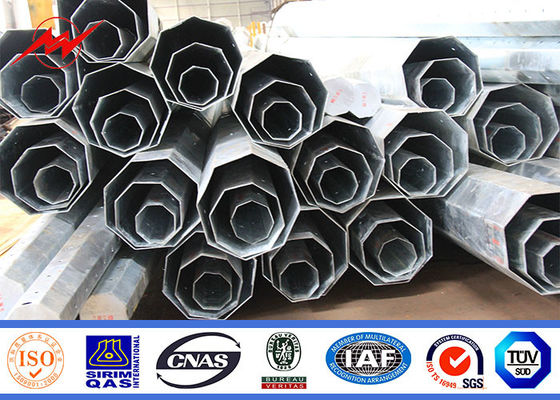 22 m-Kraftübertragung galvanisierter Stahl-Pole für Außenseiten-elektrische Verteilungs-Linie