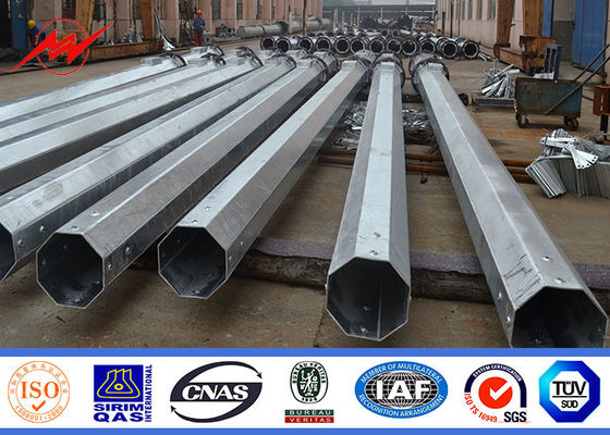 18M Kraftübertragungs-Gebrauchsstrommast mit dem heißen Bad galvanisiert