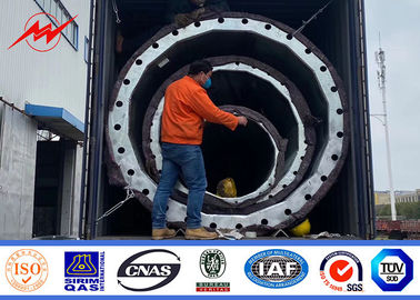 18m 22m rundes galvanisiertes Metall Pole heißen Bad-132kv für Fernleitung