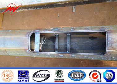8m 10m 12m Hot Dip Galvanized Steel Power Pole mit Farb-Polyester-Pulverbeschichtung