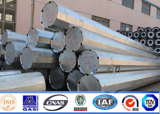 80FT - 90FT Mono-Pole Turm-Kommunikations-Verteilungs-Linie mit Schutz-Käfig