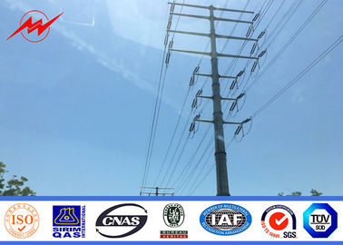 70FT 90FT Transimission Linie Stahlstrommast Gi achteckiger Pole mit Bitumen