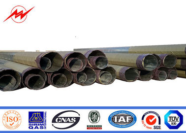 70FT 90FT Transimission Linie Stahlstrommast Gi achteckiger Pole mit Bitumen