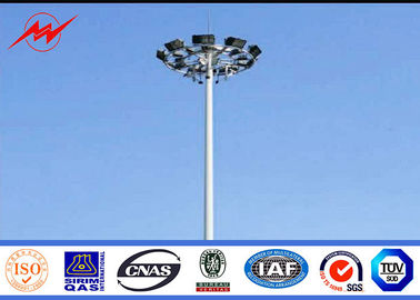 Parklicht-polygonaler hoher Mast Pole mit anhebendem anhebendem und anhebendem System des Systems