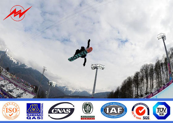 Parkscheinwerfer polygonaler Hochmast