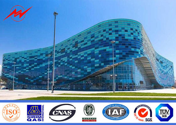 Parkscheinwerfer polygonaler Hochmast