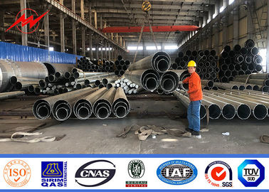 Soem-Strom-Verteilungs-Bitumen galvanisierte Stahlstrommaste mit CO2 Schweißen