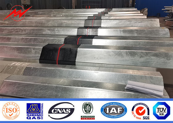 16m 1800 Dan Galvanized Steel Tubular Pole für Verteilungs-Linie Projekt
