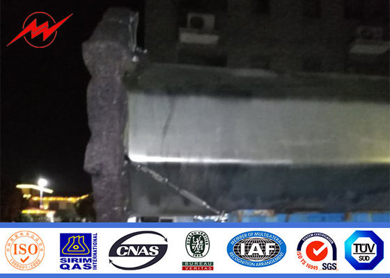 Metall 230kv 6-10mmThickness polygonaler Pole