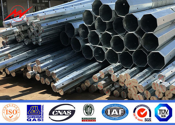 8m 16m Afrika Pole außerhalb der elektrischen Linie Stahlstrommast mit Minium-Streckgrenze 500Mpa