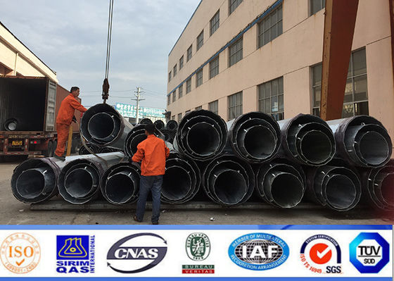 Gr65 100FT Millivolt galvanisierte Mono-Pole Turm Q235