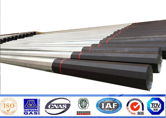12m 1200 Dan Hot Dip Galvanized Utility-Strommaste