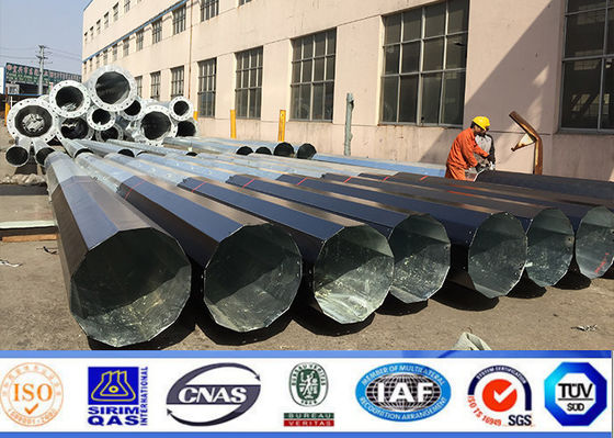 12m 1200 Dan Hot Dip Galvanized Utility-Strommaste