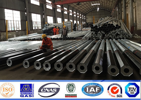 12m 1200 Dan Hot Dip Galvanized Utility-Strommaste