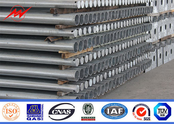 Straßenlaterne-Polen ISO-10m Zertifikat-Q235 heißes Bad-Galvanisation