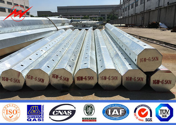 25ft 30ft 35ft 40ft Elektrische Stromübertragungsleitung Pol Galvanized Steel Utility