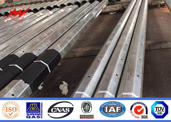 Verteilungs-Linie 9m 5.5mm Röhren- Stahl-Pole mit FRP