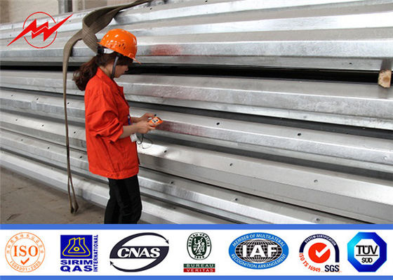 Stärke 30ft Astm A572 Gr50 konische galvanisierte Metall-Polen 1mm