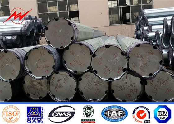 Stärke 30ft Astm A572 Gr50 konische galvanisierte Metall-Polen 1mm