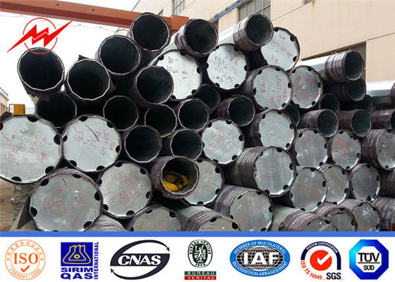 Stärke 30ft Astm A572 Gr50 konische galvanisierte Metall-Polen 1mm