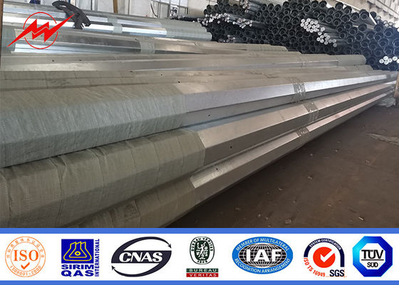 Stahl Röhren-Pole 10m 12m 14m 16m galvanisierte Gebrauchsstrommaste Astm A36