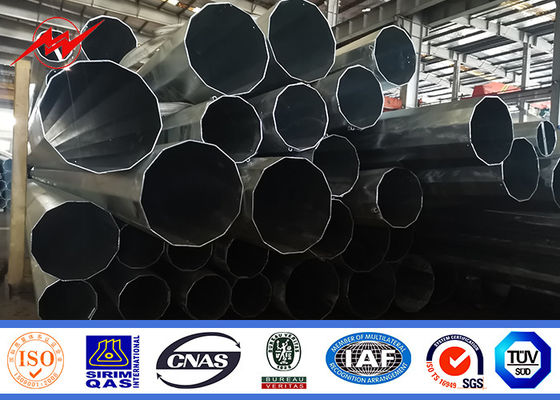 16m 1200 Dan Steel Tubular Pole Galvanized für äußere Verteilungs-Linie Projekt