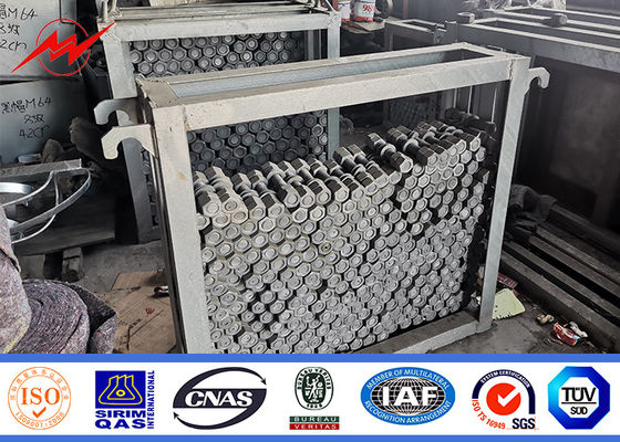 16m 1200 Dan Steel Tubular Pole Galvanized für äußere Verteilungs-Linie Projekt